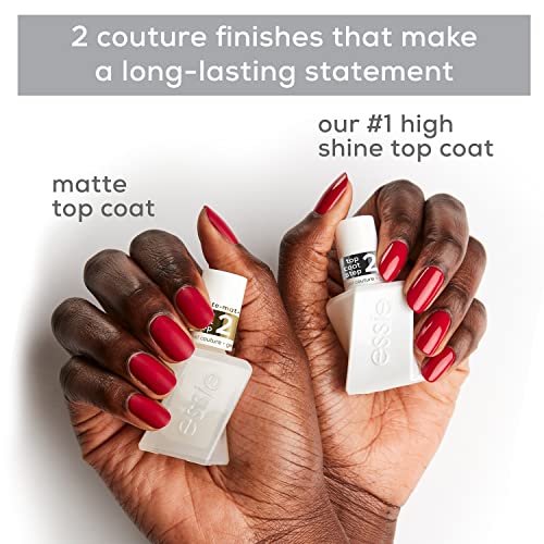 essie gel couture long-lasting nail polish, vegan, ivory white, First Fitting, 0.46 fl oz