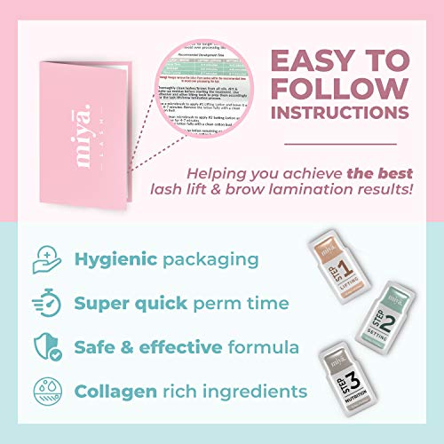 Lash & Brow Lift Lotions Set - 10 Treatments for Eyelash & Eyebrow Perm & Lamination