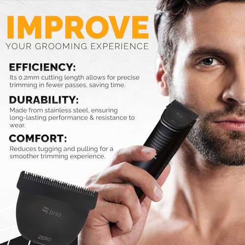 Brio Zero Blade for Beardscape V1 & V2 Trimmers - Black Variation
