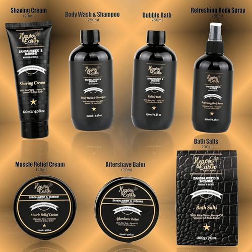 Mens Valentines Gifts Spa Gift for Men Bath and Body Spa Basket