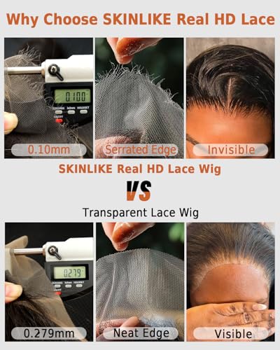 5x5 Skinlike HD Lace Closure Body Wave 14 Inch - Jet Black, Pre-Plucked, Invisible Can Melt Into Skin