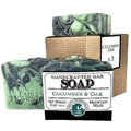 Emily's Homestead Natural Bar Soap, 3 Pack, Cucumber Oak with Exfoliation