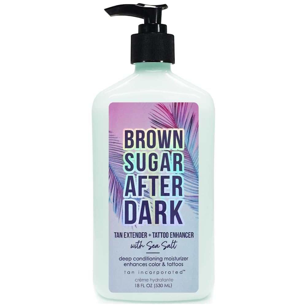 Brown Sugar After Dark Tan Extender + Tattoo Enhancer with Sea Salt 18 oz