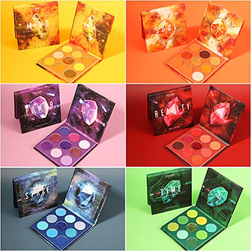 Docolor Gemstone Collection Eyeshadow Palette 54 Colors - Vibrant, Waterproof, Blendable Makeup