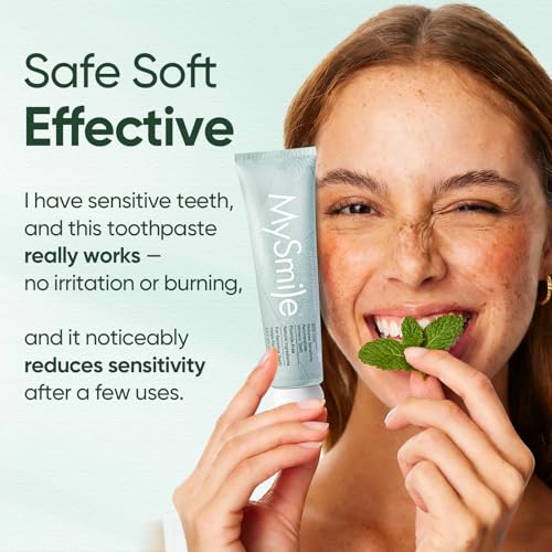 Nano Hydroxyapatite Toothpaste for Sensitive Teeth - 4.2 oz Pack of 3 - Fluoride & SLS Free, Fresh Mint, Enamel Strengthening & Whitening