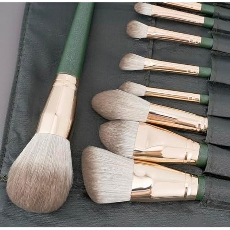 Aura Professional Makeup Brush Collection, Makeup Brushes 14pcs Premium Makeup Brushes Set Complete Cosmetic Brush Collection for Foundation Blending Powder