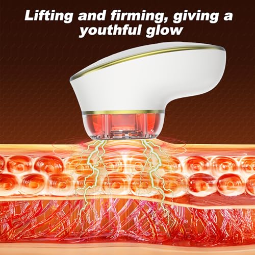 Face Lifting Facial Massager, Vacuum Suction for Face, Red Light Therapy Portable Face Lift Device for Skin Care Tightening Firming Skin Care Tools for Toning, Glow Boost