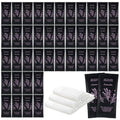 Hot or Cold Moist Cotton Towel Bulk Moist Towelettes Individually Wrapped 8.7" x 8.7",White Towel Services,Refreshment Pre Moistened Towels Lavender Scent for Travel Sport Party Spa Dentist Hotel100