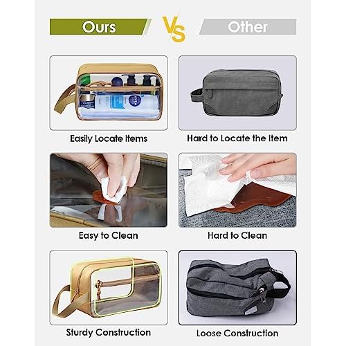 PACKISM Lace TSA Approved Toiletry Bags, 2 Style for Bundle Sale