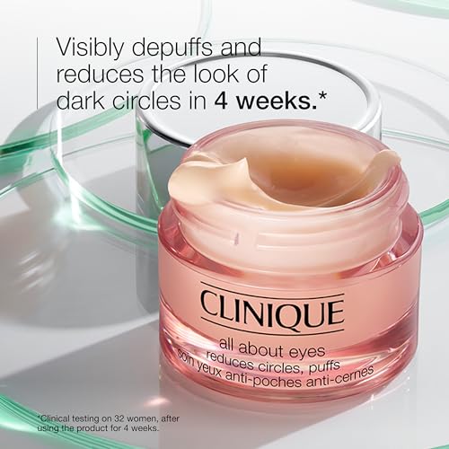 Clinique All About Eyes 1oz Lightweight Gel & Rich Hyaluronic Acid Eye Cream