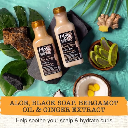 Maui Clarify & Soothe + Black Soap Shampoo, Hydrating, 13 fl oz
