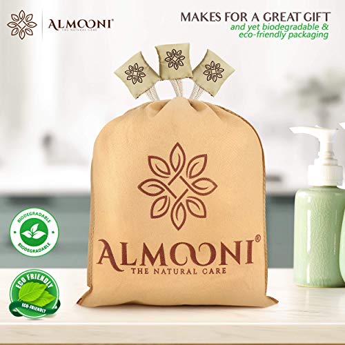 Natural Egyptian Shower Loofah Sponge & Pad Bundle for Exfoliating Skin