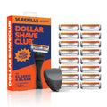 Bulk Razor Refills with Handle & Cover - Compatible Shaving Set
