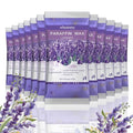 Paraffin Wax Refills, 12 PackParaffin Wax for Hands and Feet, Hot Melt Paraffin Wax Blocks for Paraffin Bath, Lavender Scent + Dry Flowers, Relieves Muscle Fatigue Nourishes Dry Skin