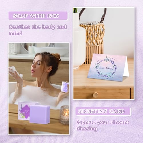 Gifts for Women, Spa Self Care Get Well Soon Gifts with Gua Sha Facial Tools, Thank You Gift for Wife, Coworkers, Friends, Gift Basket for Birthday Anniversary, Mother's Day, Thanksgiving, Christmas