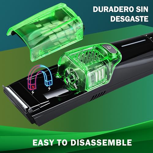 Vacuum Hair Clipper & Beard Trimmer for Men IPX6 Waterproof Electric Shaver