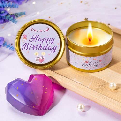 Birthday Gifts for Women,Unique Birthday Presents Friendship Gift Purple Relaxing Self Care Set Ideas Care Package Gifts Basket for Women Mom Sister Best Female Friend Gifts Box