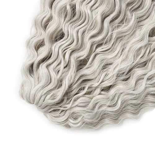 Ocean Wave Crochet Hair Extensions - Loose Wavy Braiding Hair 22 Inch 56C - 3 Pack