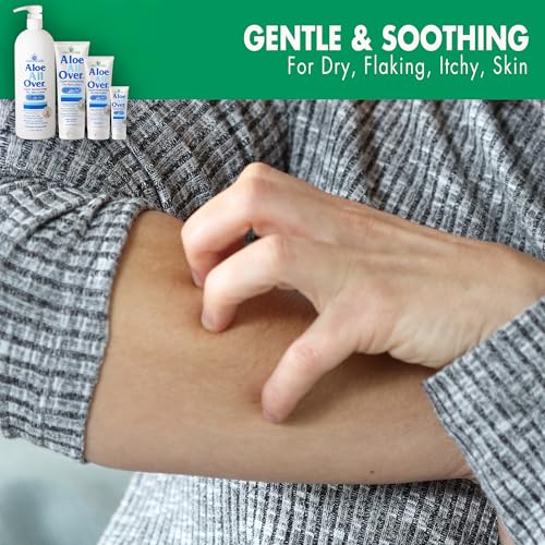 Miracle of Aloe¡¯s Aloe All Over Super Moisturizing Dry Skin Lotion (2-Pack, 4 oz) - Made with 72% UltraAloe Aloe Vera Gel. Safe for Everyone: Men, Women, Kids. Ends Flaking and Restores Dry Skin Fast