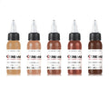 Xtreme Inks Flesh Tone Set 1/2 oz - Realistic Skin Color Collection for Tattoo Art