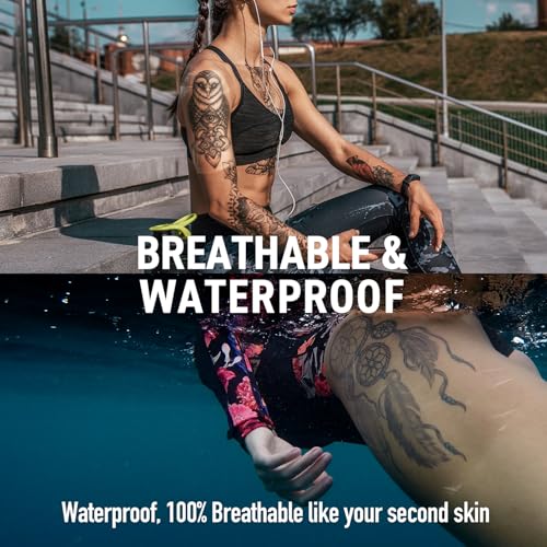 Waterproof Tattoo Aftercare Bandage 10x4 Yards - Skin Healing Wrap with Arnica & Vitamin E