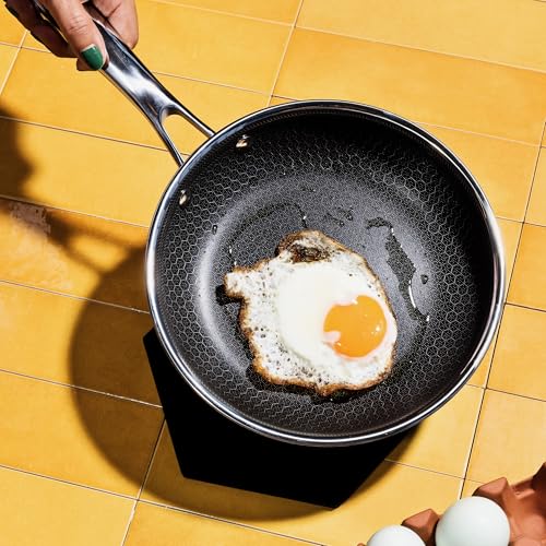 7-Inch Hybrid Nonstick Frying Pan with Lid - Dishwasher & Oven Safe