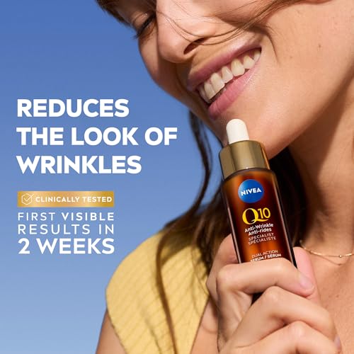 NIVEA Q10 Dual Action Face Serum with Coenzyme Q10 & Creatine 30ml