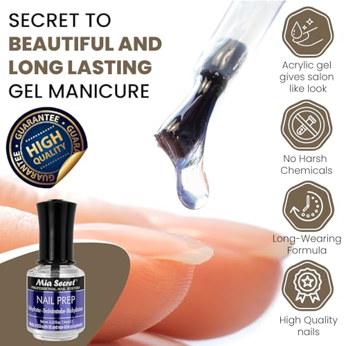 Mia Secret Acrylic Nail Kit/set For beginners - Nails Kit With Pink Acrylic Powder and Clear Acrylic Powder With Everything - Starter Kit de U?as Acrilicas Mia Secret - U?as Completo
