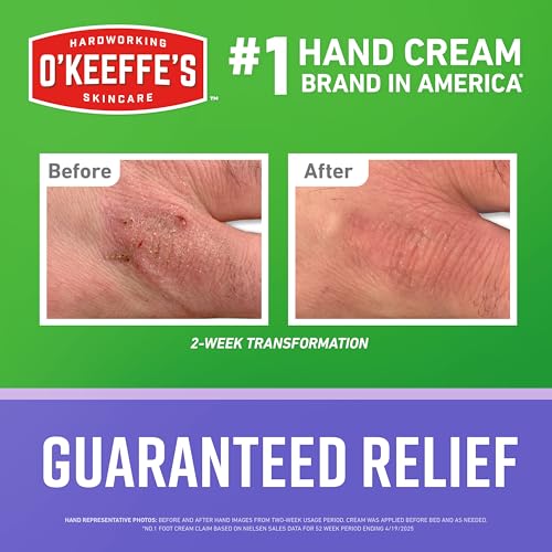 O'Keeffe's Night Treatment Set - Hand, Foot & Lip Repair Night Creams - Pack of 1