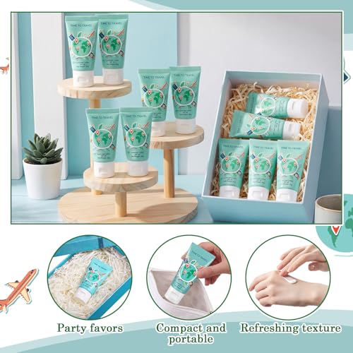 Leelosp Colorful Travel Mini Sunscreen Set - 24 Pack Gift for Bon Voyage & Adventure