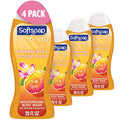 Softsoap Body Honeysuckle & Orange Burst Body Wash Pack of 4 - 20 Fl Oz Each