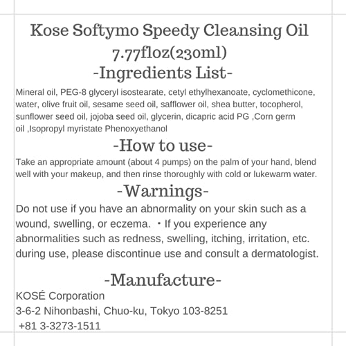 Facial Cleansing Oil with Pump & Refill Pack - Fast-Acting Makeup Remover
