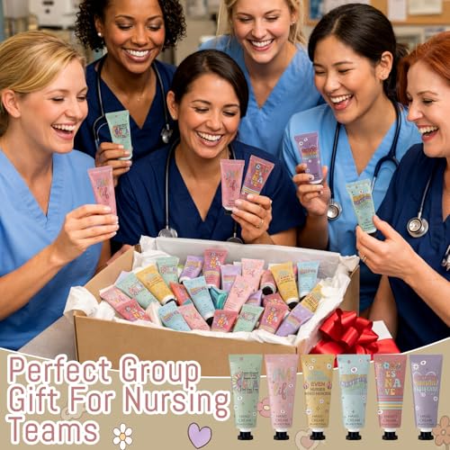 36 Pcs CNA Week Hand Cream Gift Set with 6 Fragrances - Nurse Appreciation Gifts
