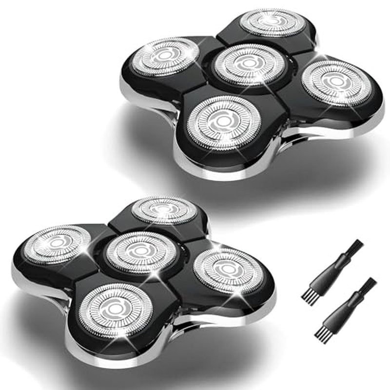 2Pack Shaver Replacement Head Compatible with Remington Balder Pro Head Shaver ModelSPR-XR7000,with 2 Sweeping Brush
