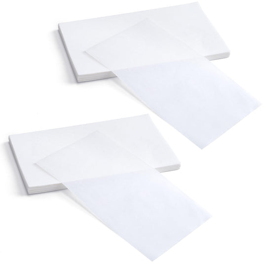 Pndeyo 140pcs End Papers for Hair Perm, Disposable Thin Salon Hair Perm Papers, High Temperature Resistance Curling Tissue Styling Accessories for Cold and Hot Perms- White