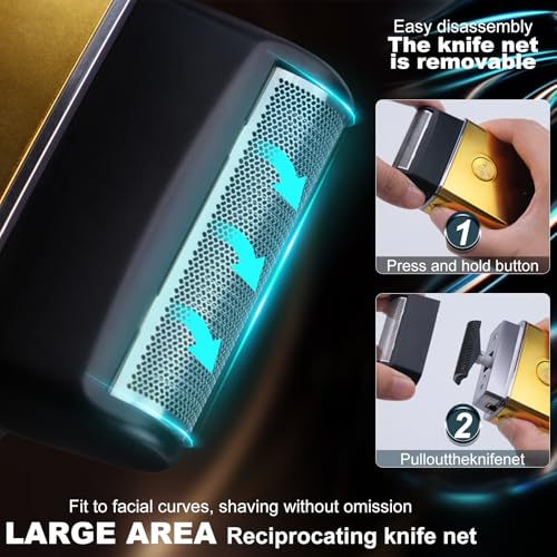 Men's Cordless Hair Clippers Set with LED Display & Accessories