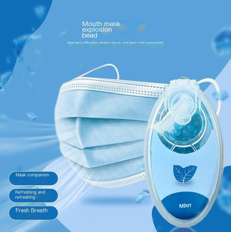 Mint-Infused Air Freshening Beads for Masks & Personal Spaces - 400pcs - Cool Menthol Scent - Variation of THIS listing 400