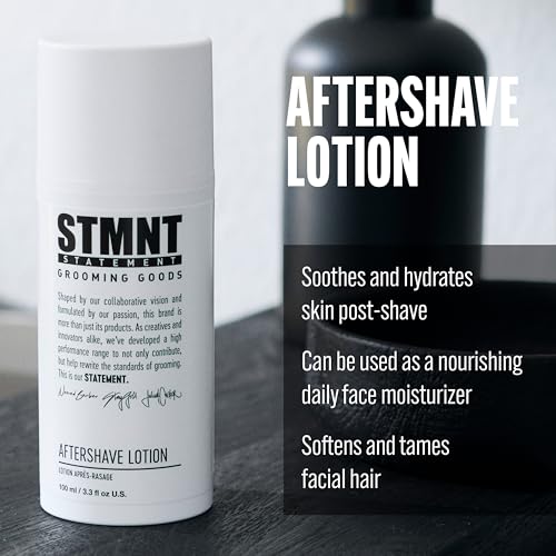 Men's Aftershave Lotion - Moisturizes & Refreshes Skin, 3.3 oz