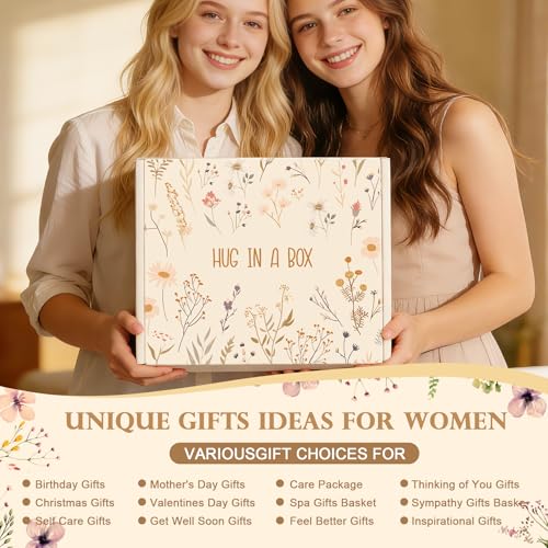 Get Well Soon Gift Basket for Women - White Self Care & Recovery Package