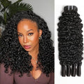Human Hair Extensions Burmese Curly Bundles 14 Inch Natural Color Spiral End Variation