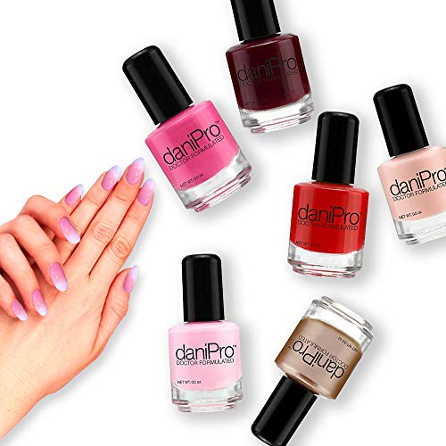 Doctor Formulated Nail Polish - Hot Pink, Biotin & Vitamins, Toxin-Free, Fast Drying