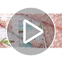 White & Blush Reversible Toddler Throw Blanket - Southwest Llama Cactus Design, 50x60 inches
