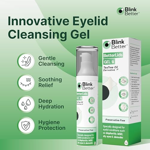 BetterLids Eyelid Relief Bundle ? Cleansing Gel with Tea Tree & Centella (1.06 oz) + Soothing Hydration Ointment with Oat Complex & Shea Butter (0.35 oz) ? Daily Care for Dry, Flaky, Sensitive Eyelids