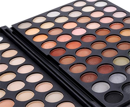 JasCherry 120 Color Earth-Tone Matte Eyeshadow Palette for Professional & Daily Makeup