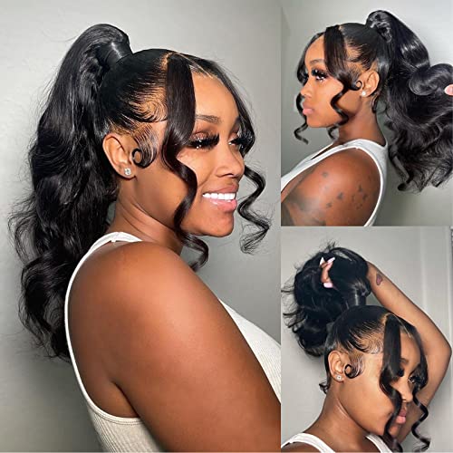 Natural Body Wave Lace Front Wig - 22 Inch Human Hair, Pre Plucked, 180% Density, Full Lace, Brazilian Virgin Hair
