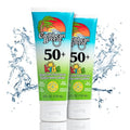 Reef Friendly Kids Sunscreen SPF 50, Mango Lime Scent Body Lotion, Rich in Anti-Oxidants, Water Resistant Up to 80 Minutes, Broad Spectrum, 4 oz, 2 Pack