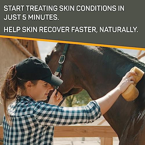 Absorbine Silver Honey Medicated Shampoo & Wound Wash 16 fl oz | Horse & Animal Skin Care