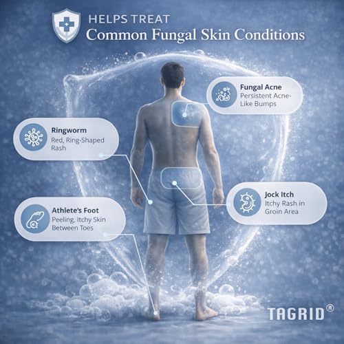 Antifungal Oatmeal Tea Tree Soap: Slow-dissolving Body Bar for Athletes Foot & Active Lifestyles ? Daily Skin Care to Help Relieve Skin Discomfort Associated with Jock Itch, Ringworm, and Fungal Acne