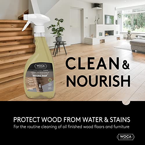WOCA Natural Soap Spray for Hardwood Floors & Surfaces, 25.4 fl oz