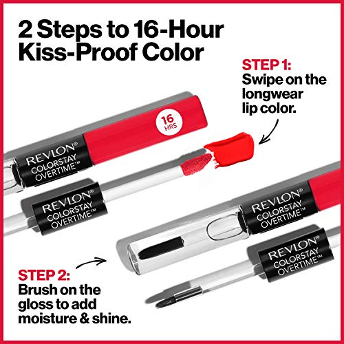 Revlon Long-Lasting Liquid Lipstick & Clear Lip Gloss Duo - Nude, 0.07 Oz